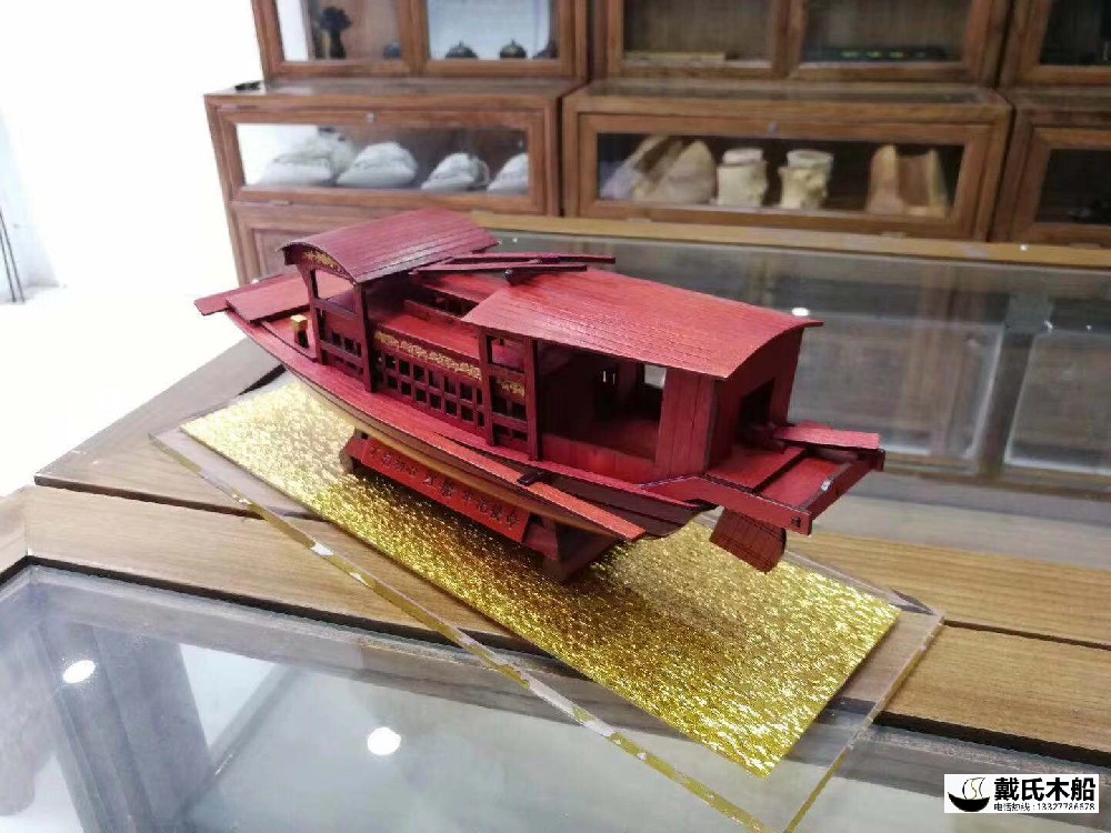 幾十公分小紅船模型 南湖紅船 書桌紅船擺件 紅船工藝